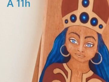 Vernissage de l'exposition Au fil de l'imaginaire de @laubepine.creation demain à 11h