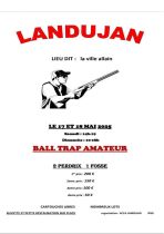 ball trap amateur le 17 et 18 mai