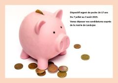 dispositif argent de poche 16-17ans du 07/07 au 03/08